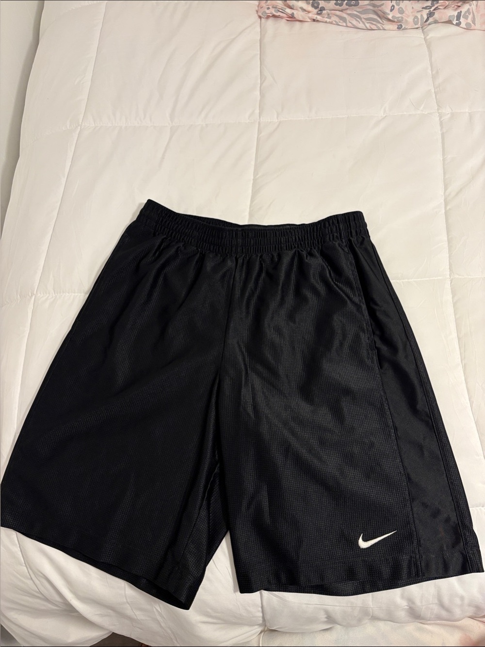 Nike Black Men's Athletic Basketball Mesh Training Shorts size Large - Picture 4 of 4